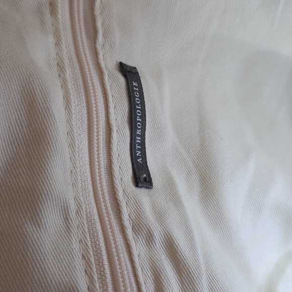 Anthropologie Woven Brown and Cream Tote / Shoulder Bag - Picture 4 of 14